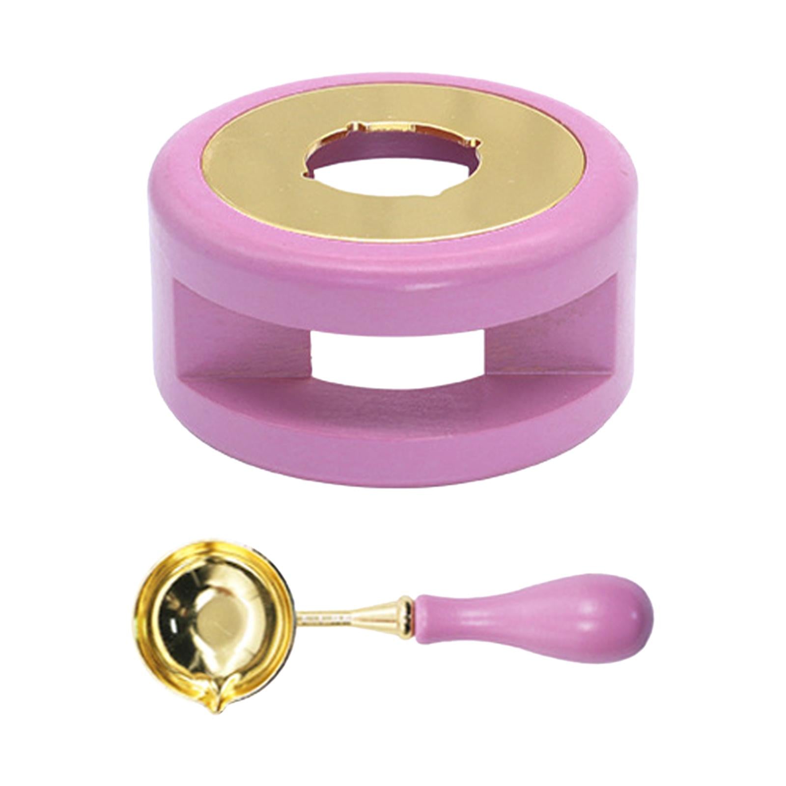 Seal Wax Melting Furnace Tool Wax Seal Spoon Holder for Envelope  Pink