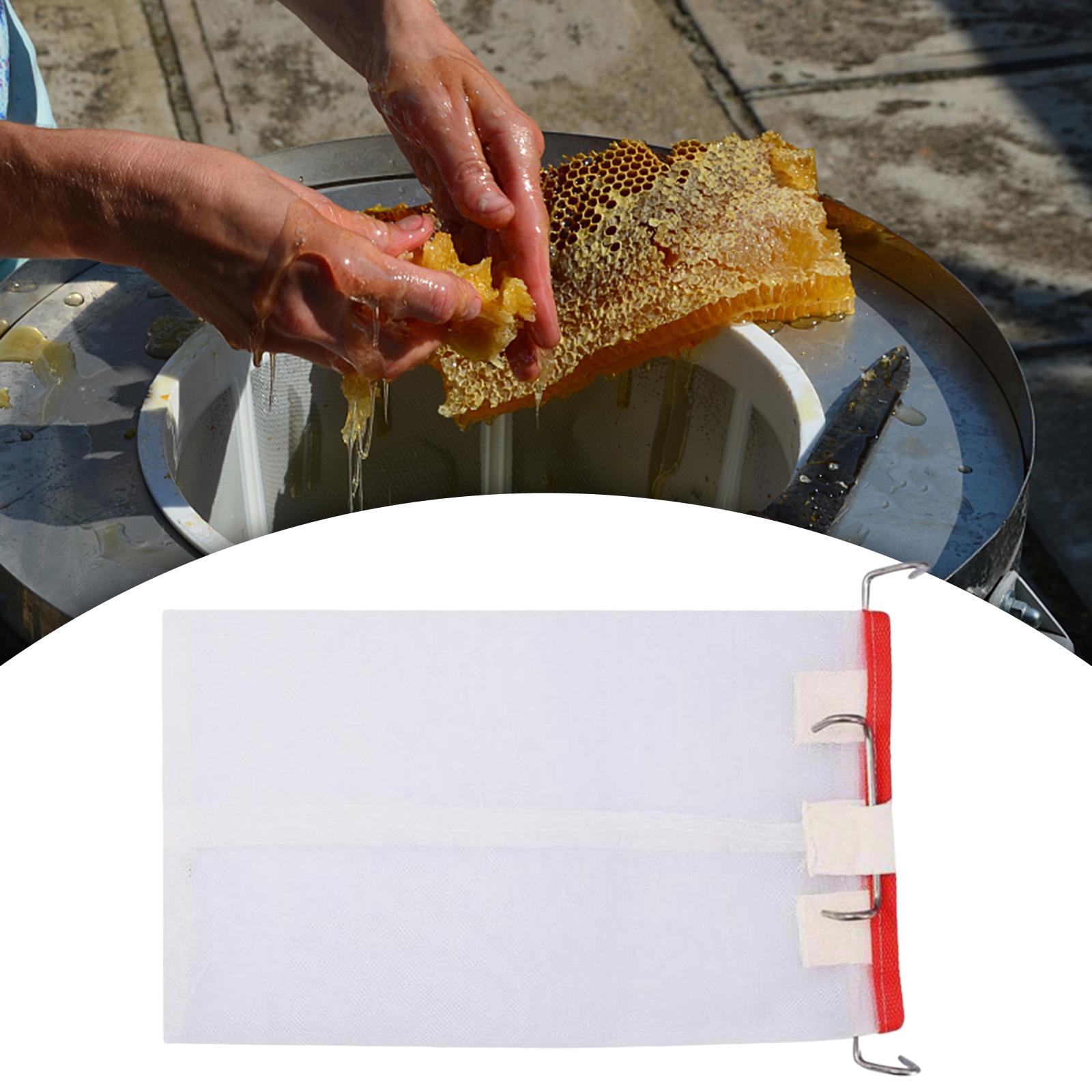 Portable Bee Honey Filter Bag Mesh Nylon Strainer Bag Bee Net for Beekeeping