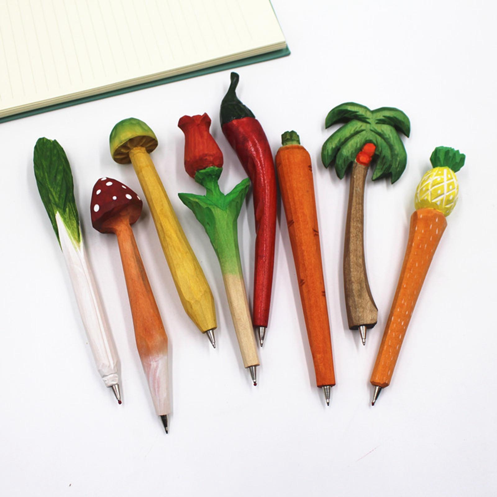 Unique Pen Supply Fun Carved Handmade Gifts for Children Kids Boys Girls B