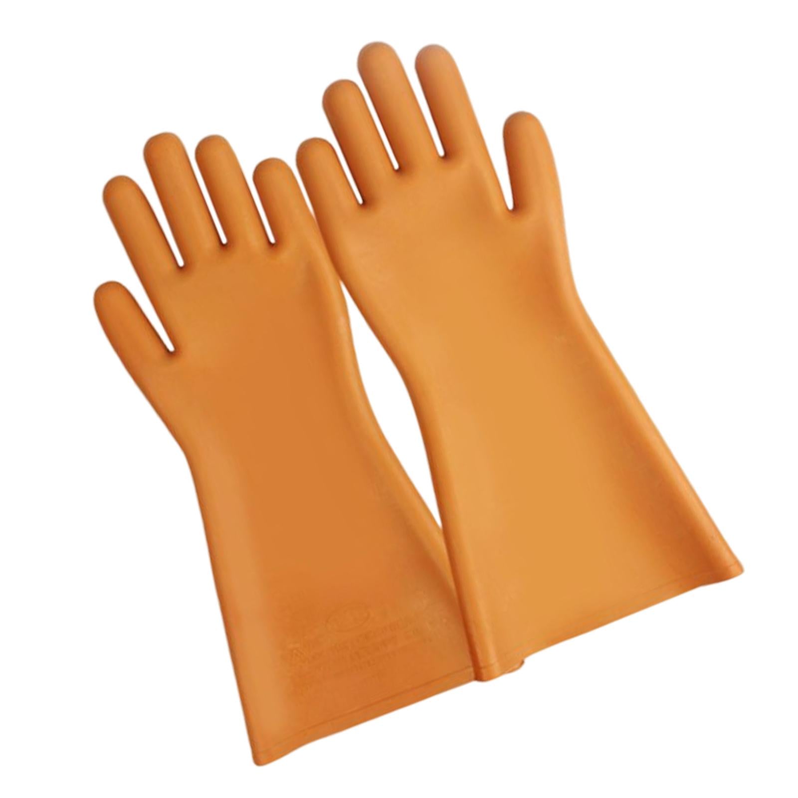 Insulating Gloves Rubber Electrical Protection Waterproof for Man Woman 5kV