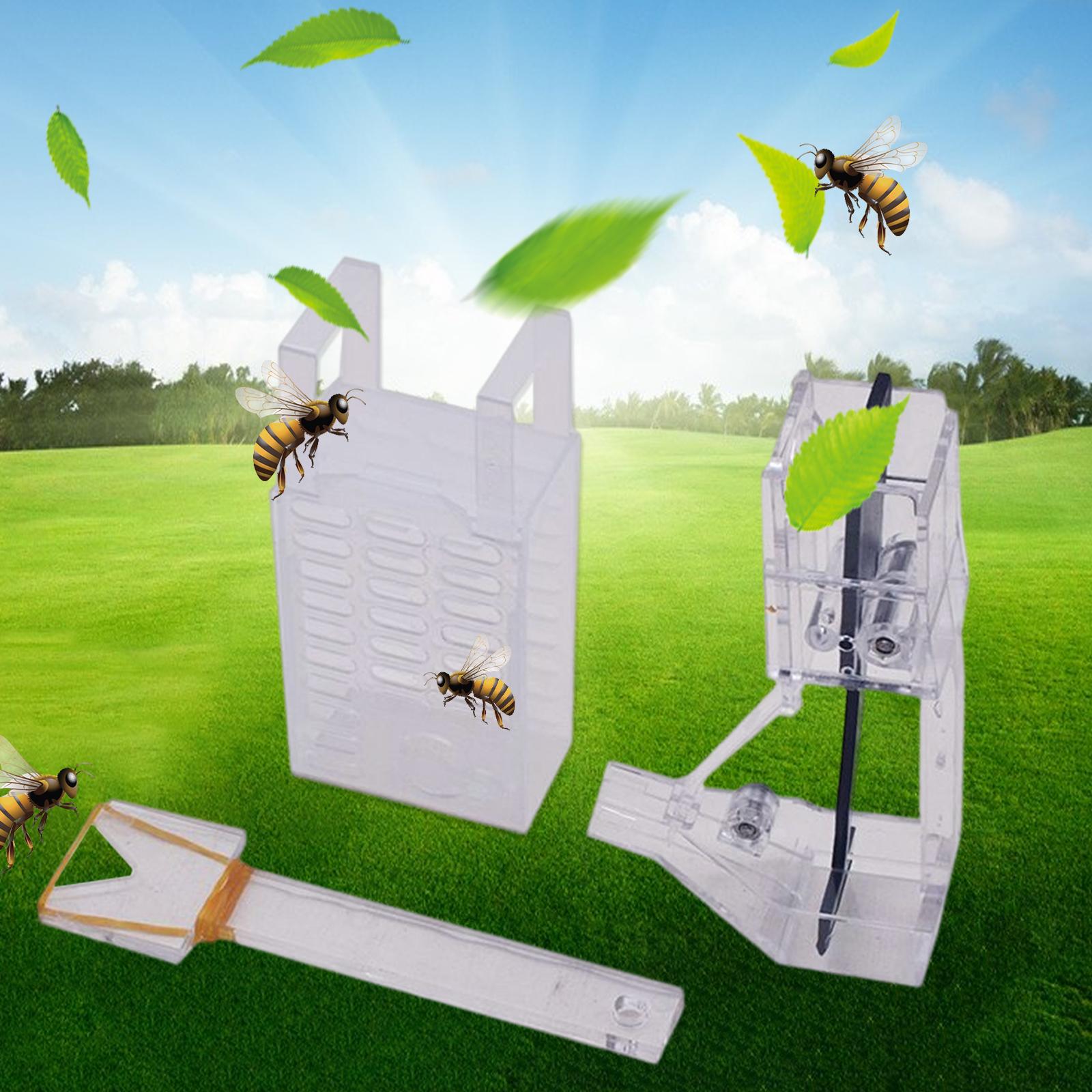 3 Pieces Queen Bee Marker Marking Bottle Beekeeper Equipment for Home Indoor