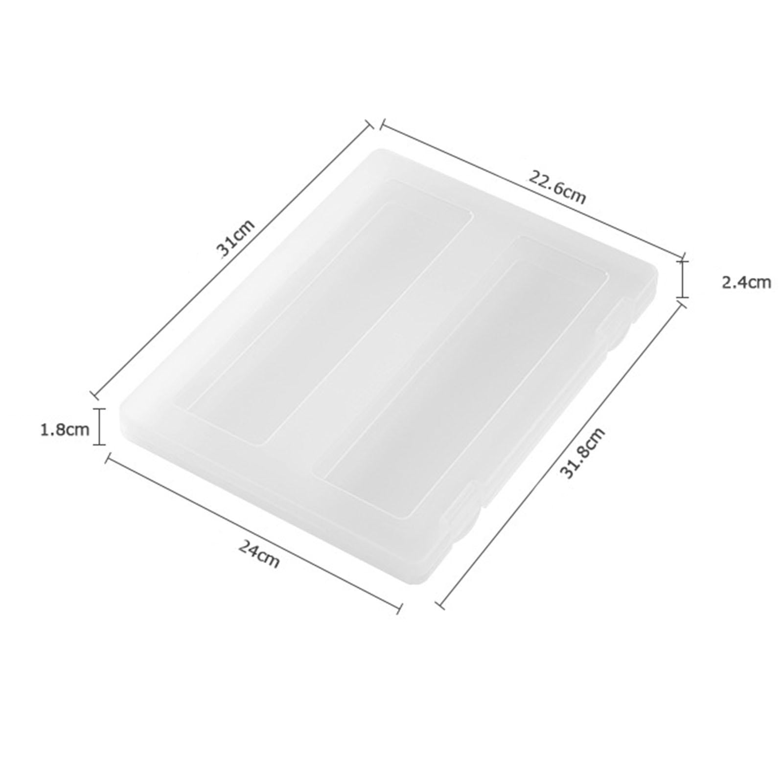 Transparent File Box File Folder Waterproof Multipurpose Use Office School