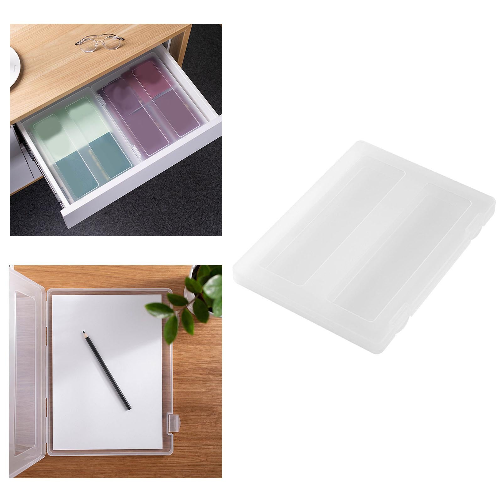 Transparent File Box File Folder Waterproof Multipurpose Use Office School
