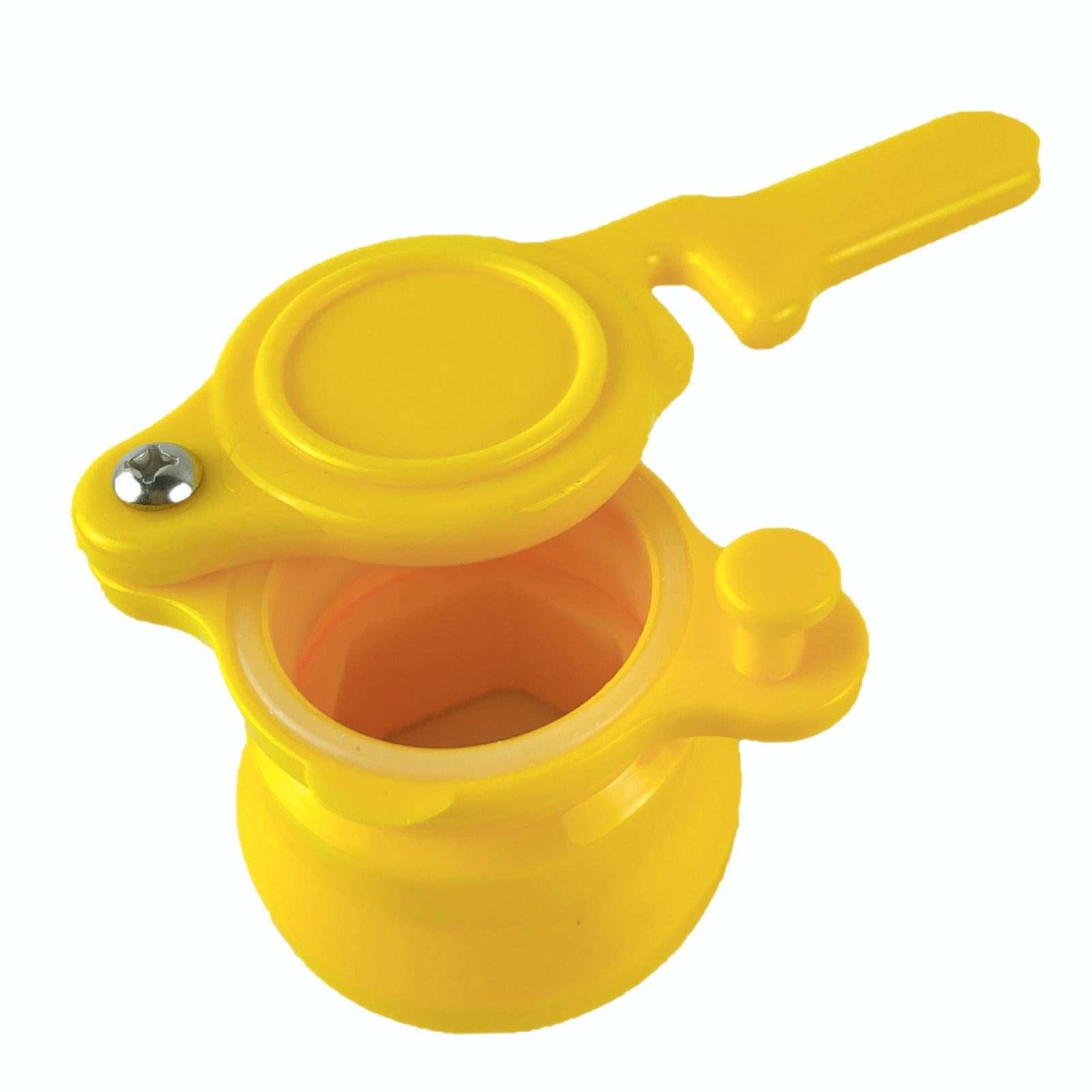Gate Valve Beekeeping Equipment Beekeeper Tool Reusable for Garden Yellow