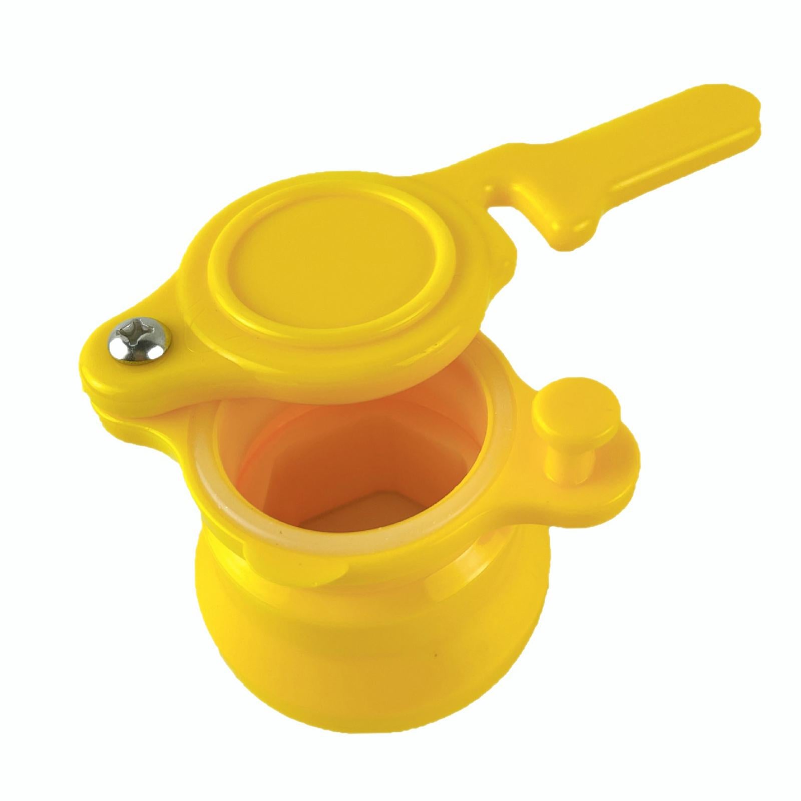 Gate Valve Beekeeping Equipment Beekeeper Tool Reusable for Garden Yellow
