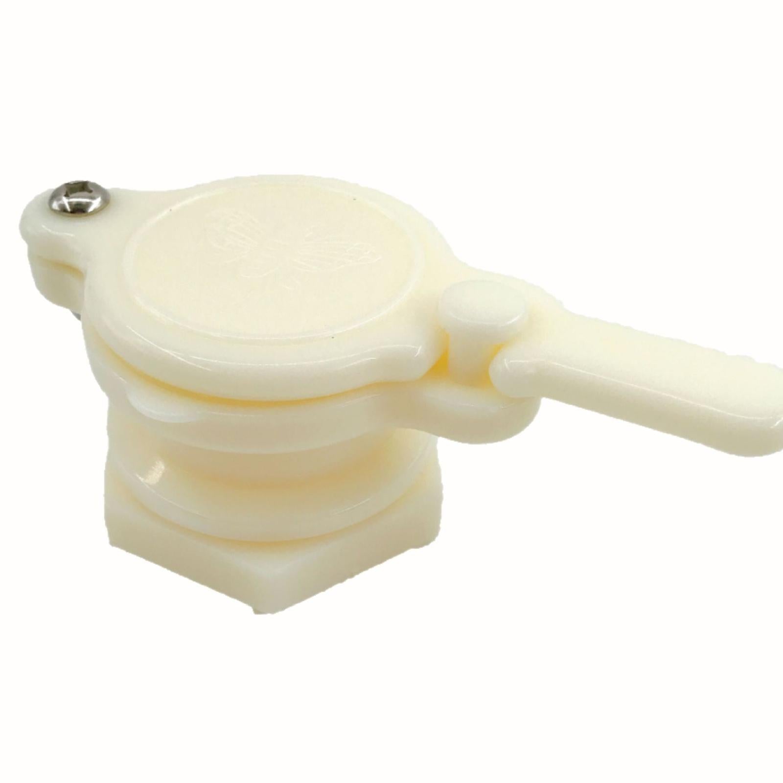 Gate Valve Beekeeping Equipment Beekeeper Tool Reusable for Garden White