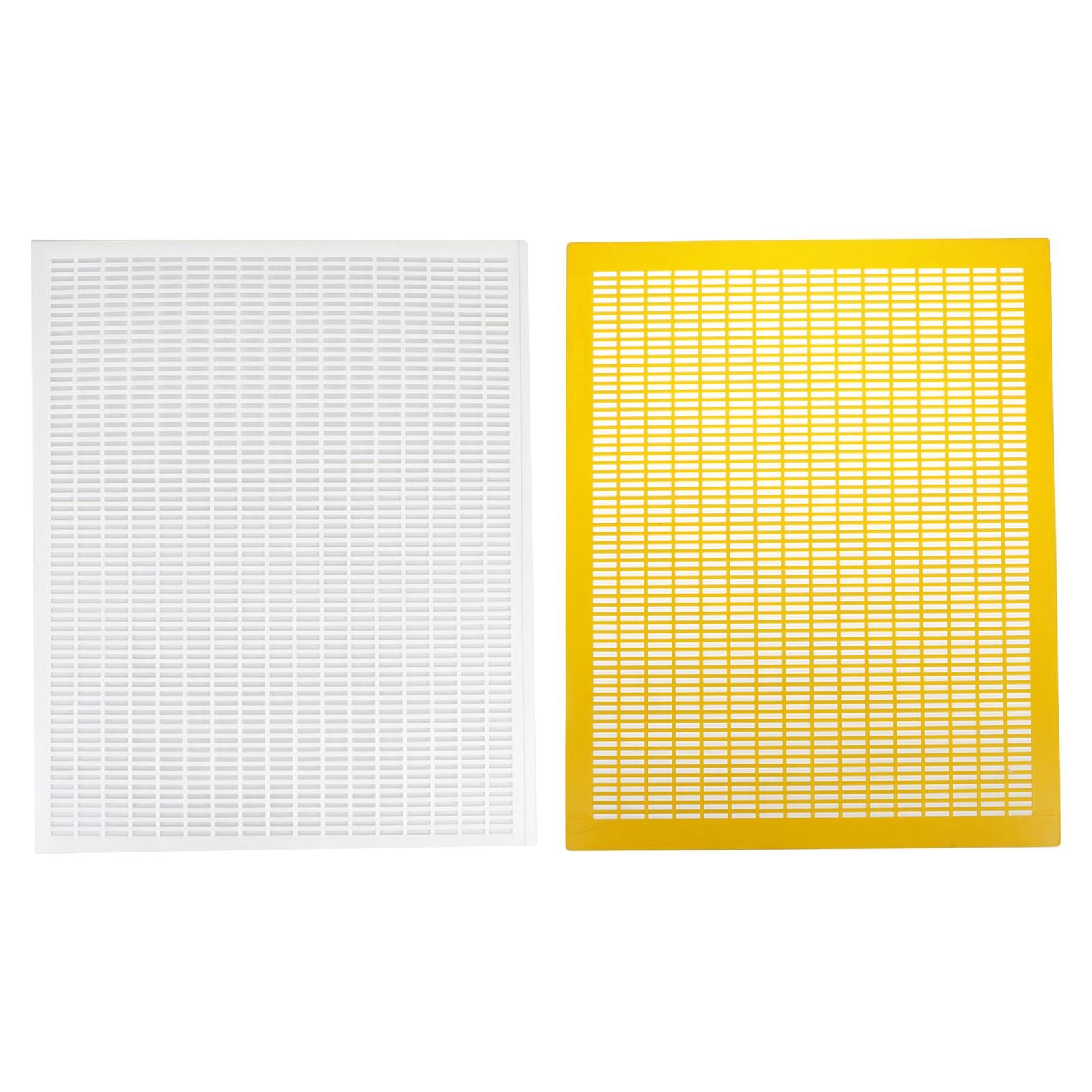 Practical 10 Frame Queen Bees Excluder Easily Clean Backyard Accessories White