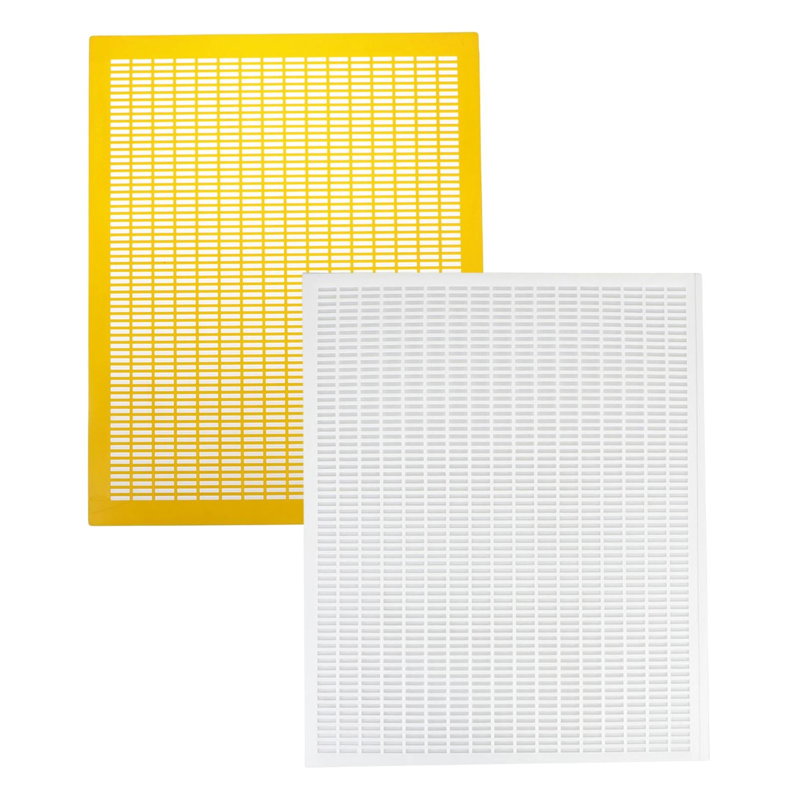 Practical 10 Frame Queen Bees Excluder Easily Clean Backyard Accessories White