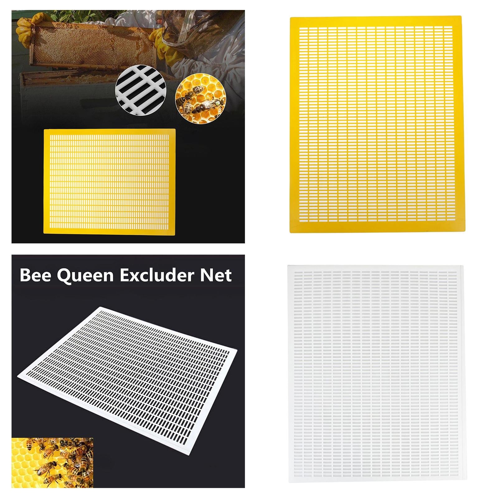Practical 10 Frame Queen Bees Excluder Easily Clean Backyard Accessories White