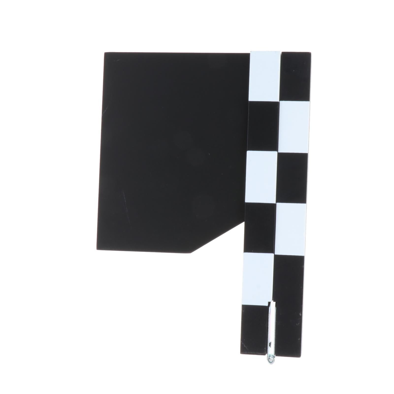 Clapperboard Clapboard Acrylic Film Clap Movie Clapper Durable black