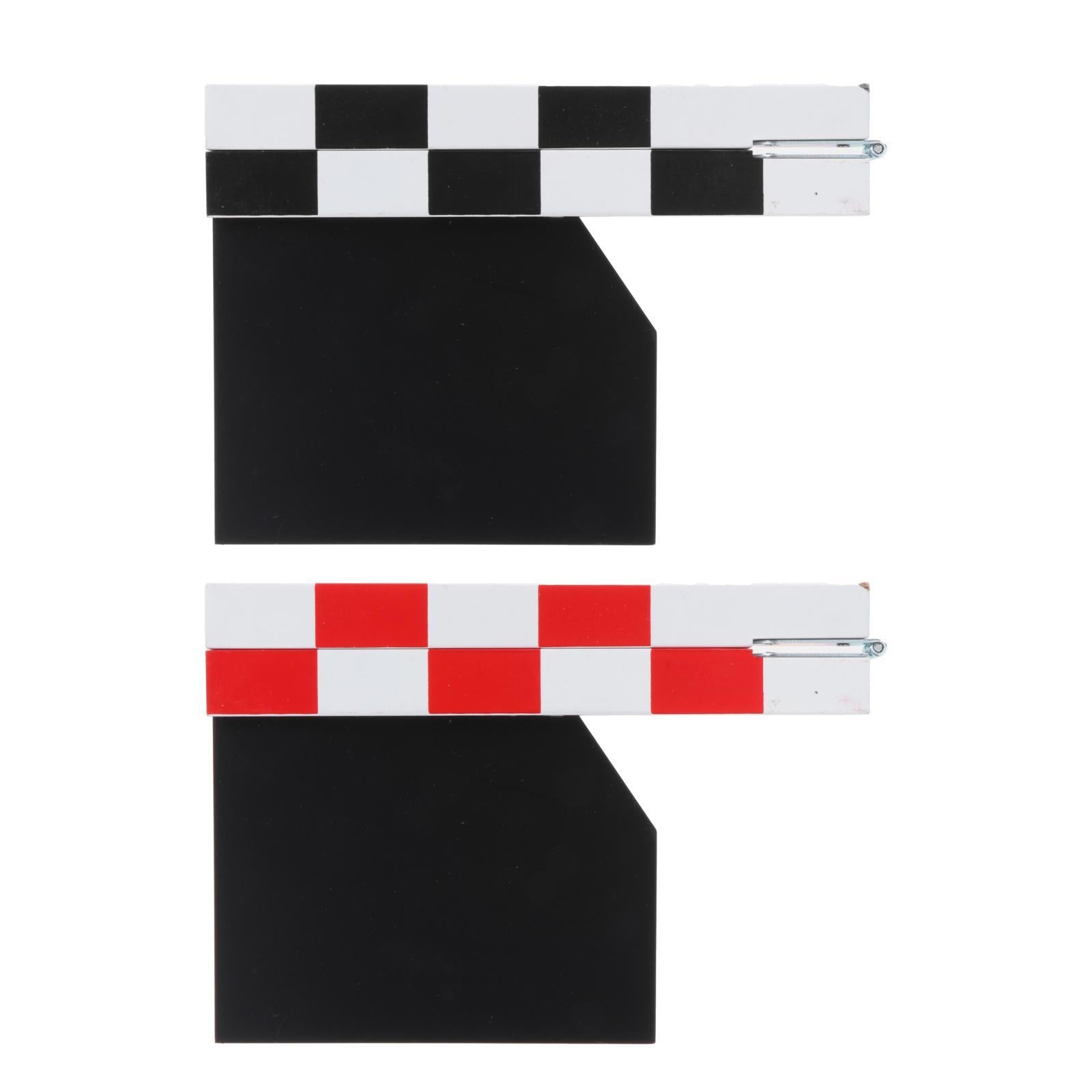 Clapperboard Clapboard Acrylic Film Clap Movie Clapper Durable black