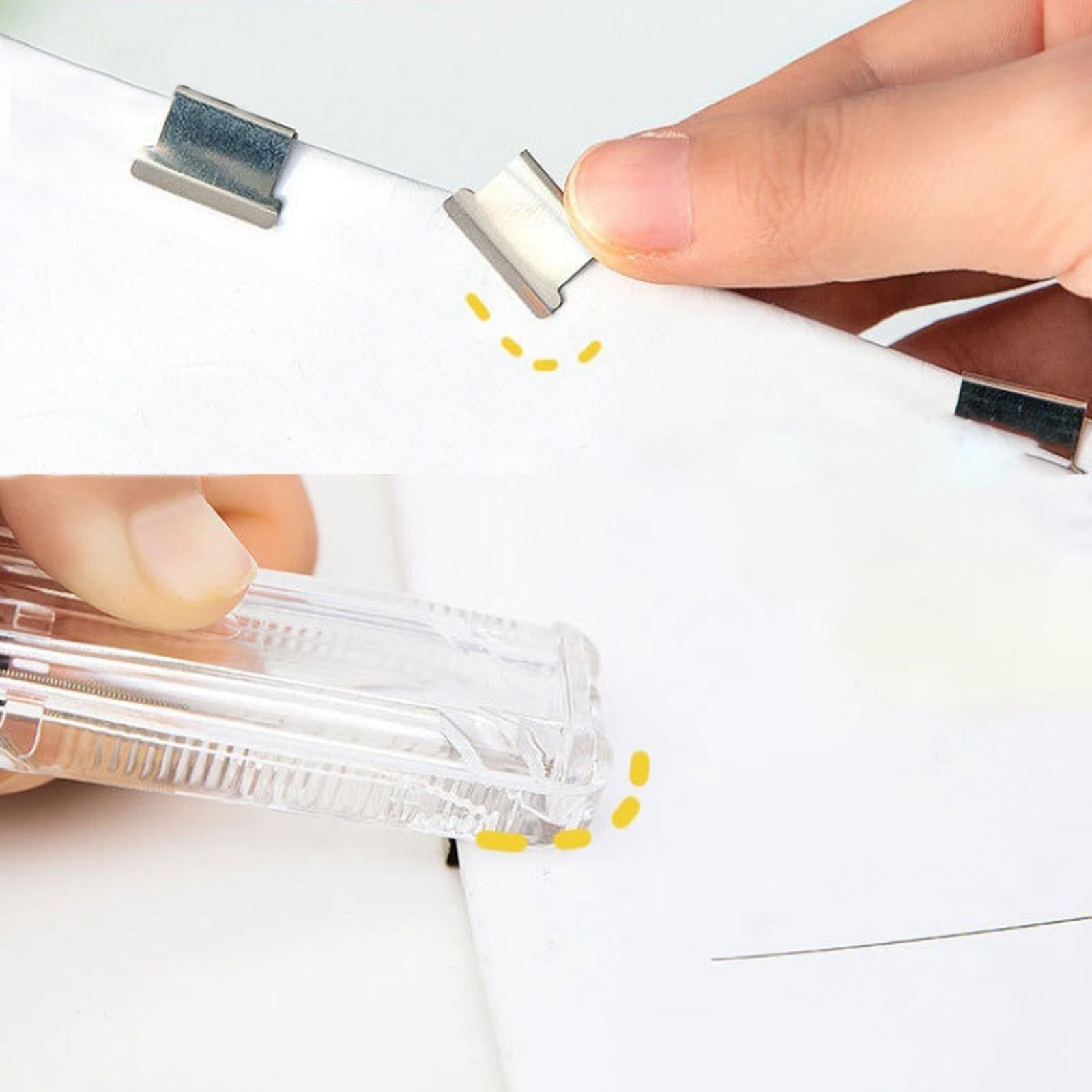 Mini Stapler Classroom Small Stapler Set Fixing Stationery Paw