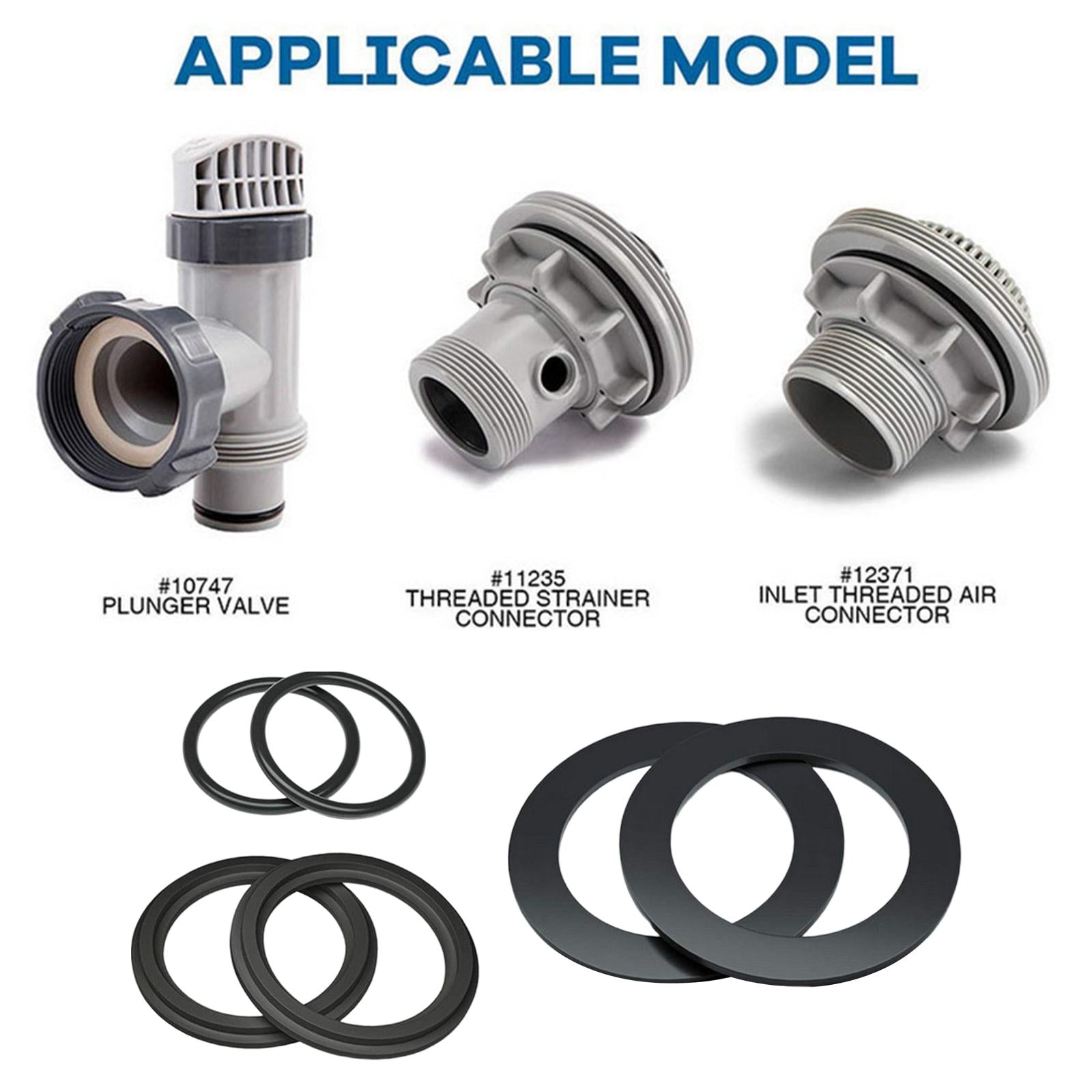 6Pcs Pool Column Rubber Gasket Fittings for Replacement Large Strainer