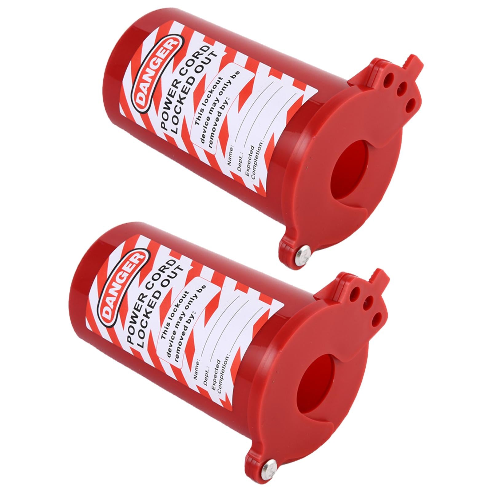 2x Circuit Breaker Lockouts Washer Dryer Lock Electrical Plug Lockouts