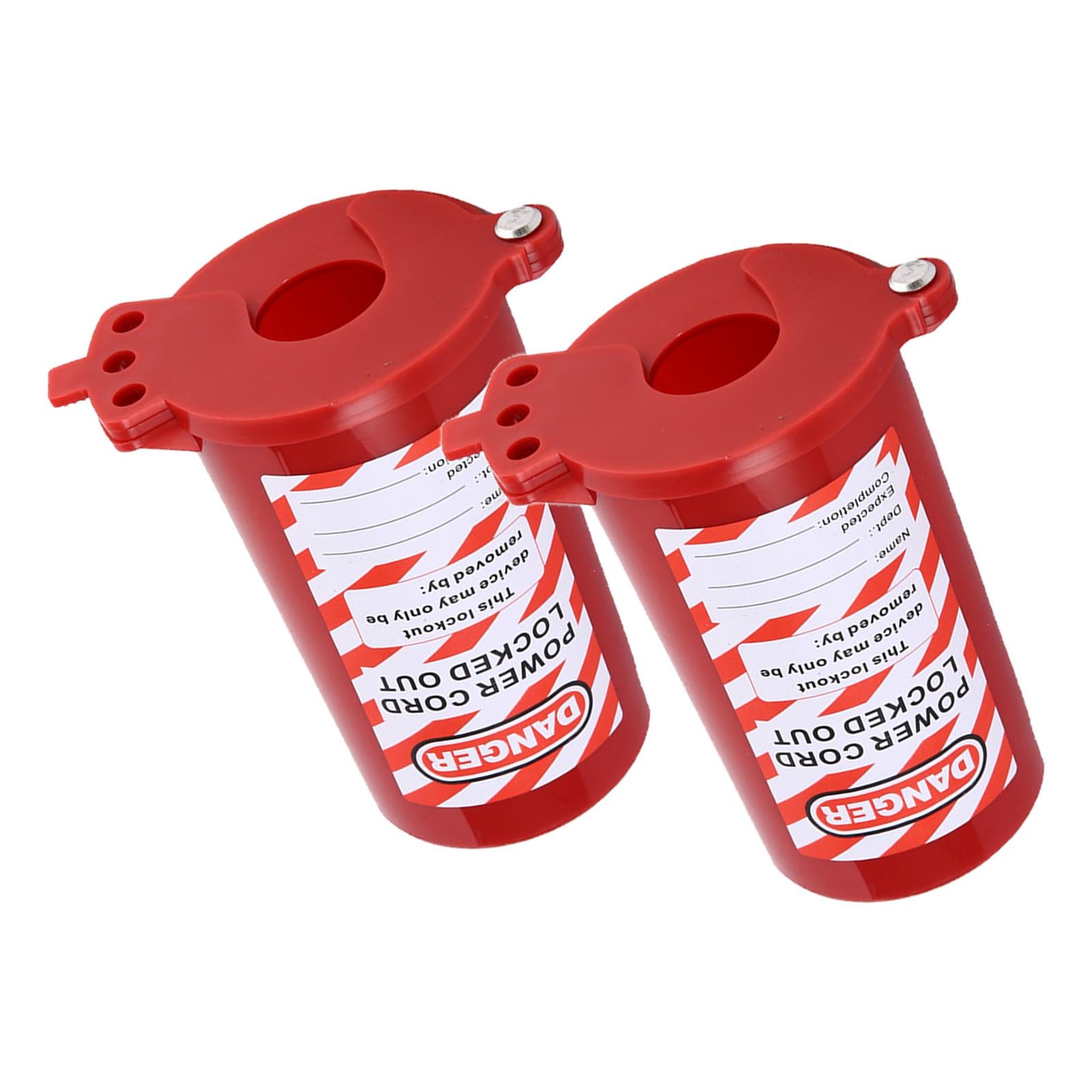 2x Circuit Breaker Lockouts Washer Dryer Lock Electrical Plug Lockouts