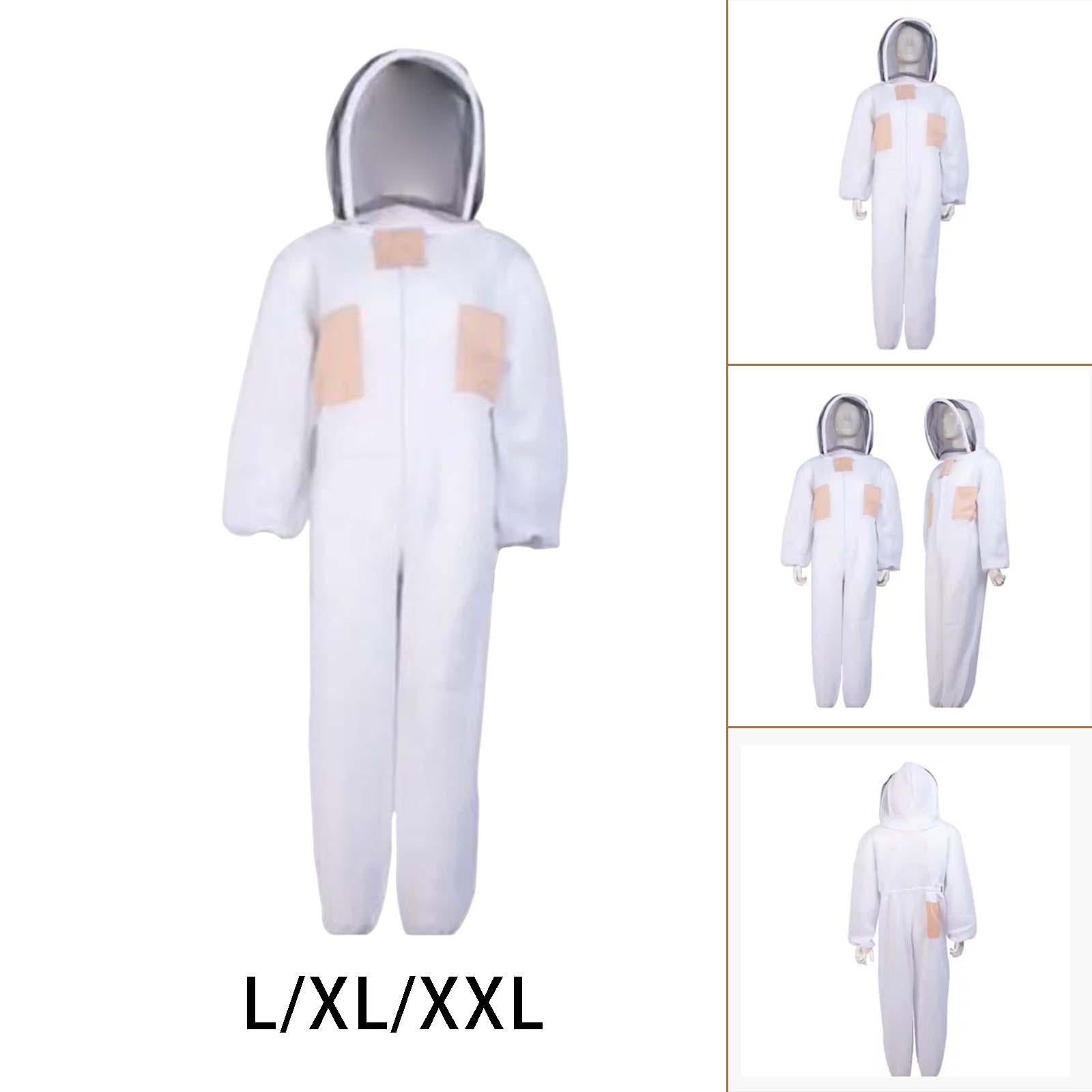 Comfortable Professional Beekeeper Suit with Hat Veil for Beginner Men L