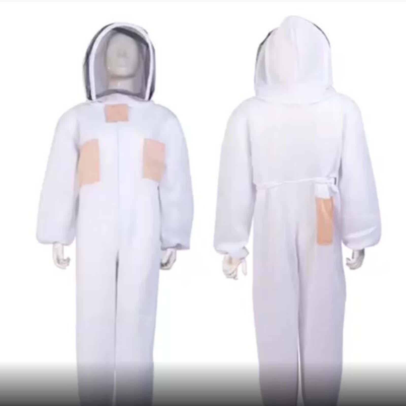 Comfortable Professional Beekeeper Suit with Hat Veil for Beginner Men XL