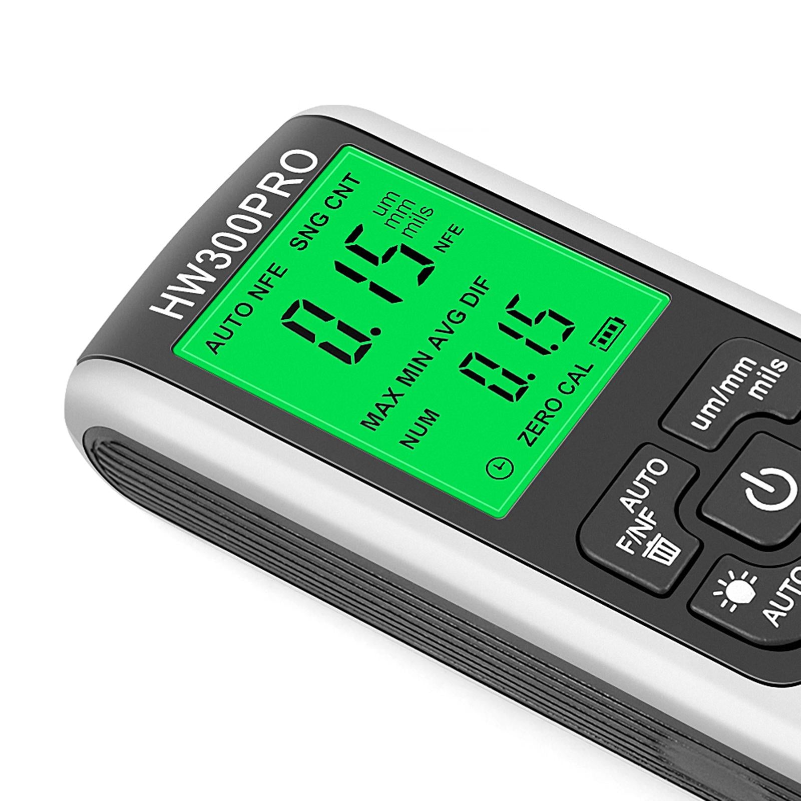 Coating Thickness Gauge Professional Digital Display for Automotive White