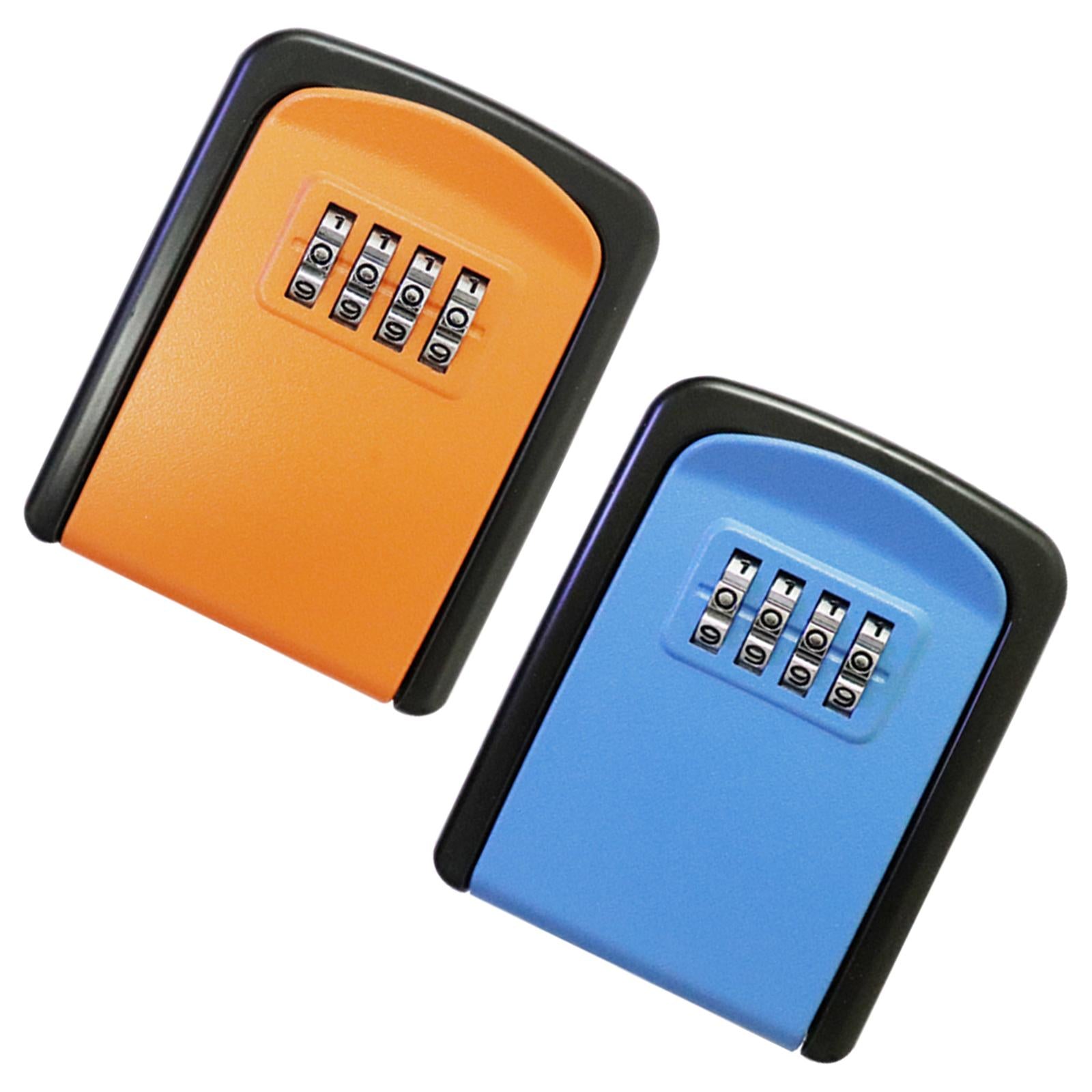 Lock Box Resettable Box with Code for Warehouse Key Orange