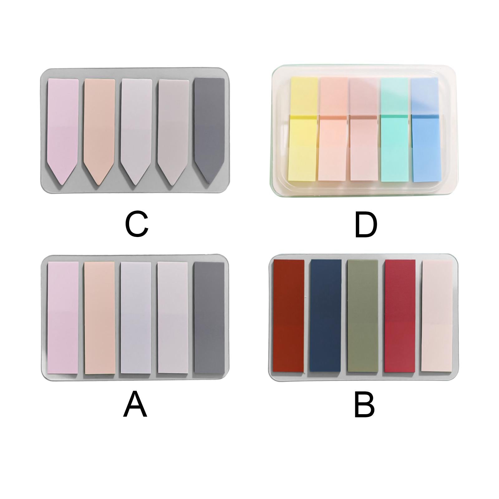 Multipurpose Sticky Pads Stationery Supplies for School Documents Students A