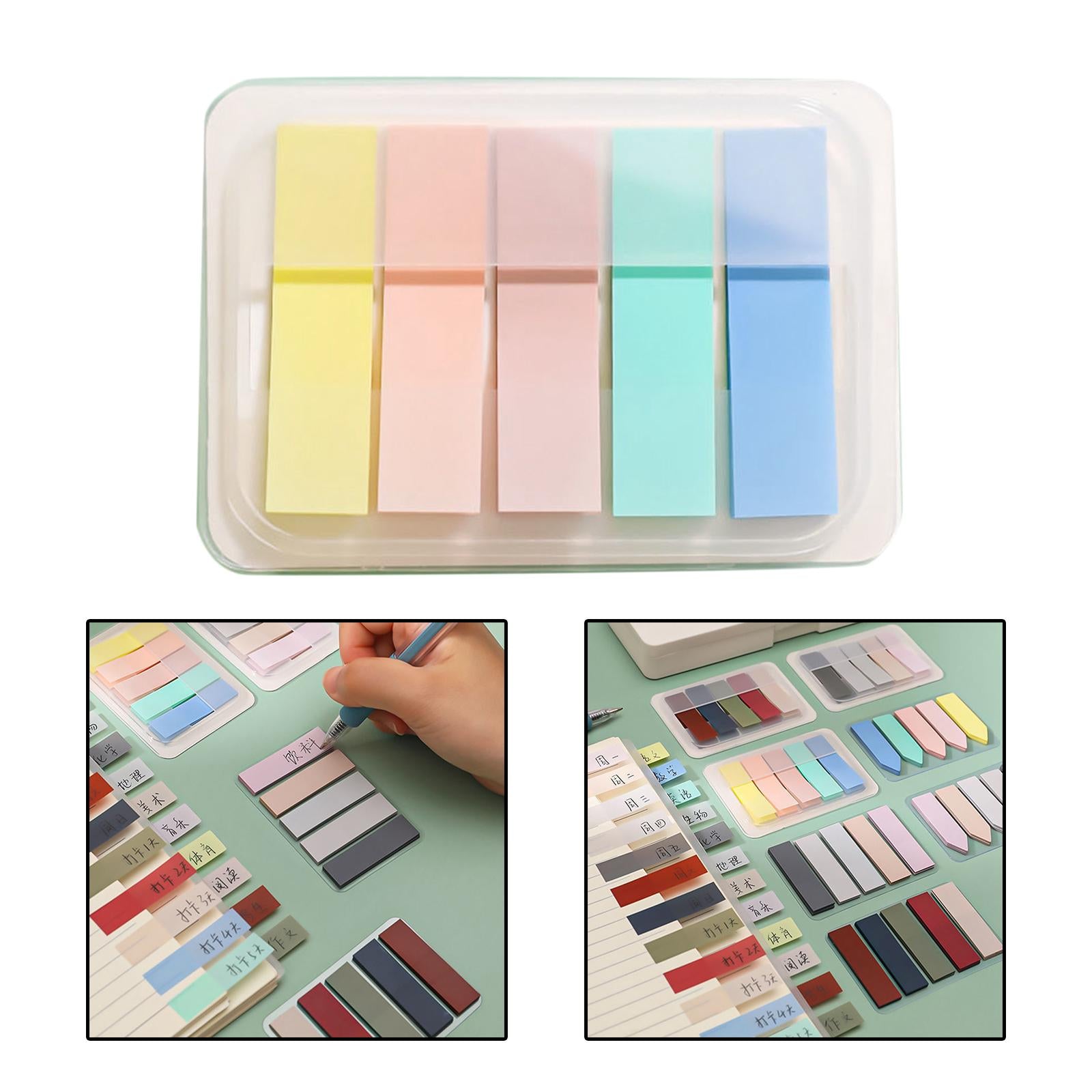 Multipurpose Sticky Pads Stationery Supplies for School Documents Students D