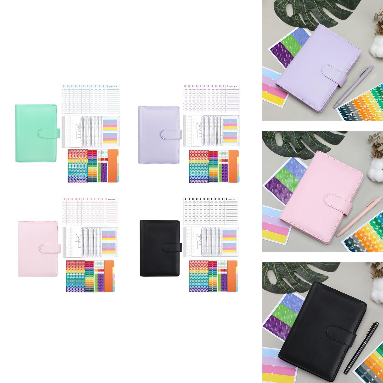 A6 Budget Binder Practical Lightweight Comfortable for Passport Home Cards Green