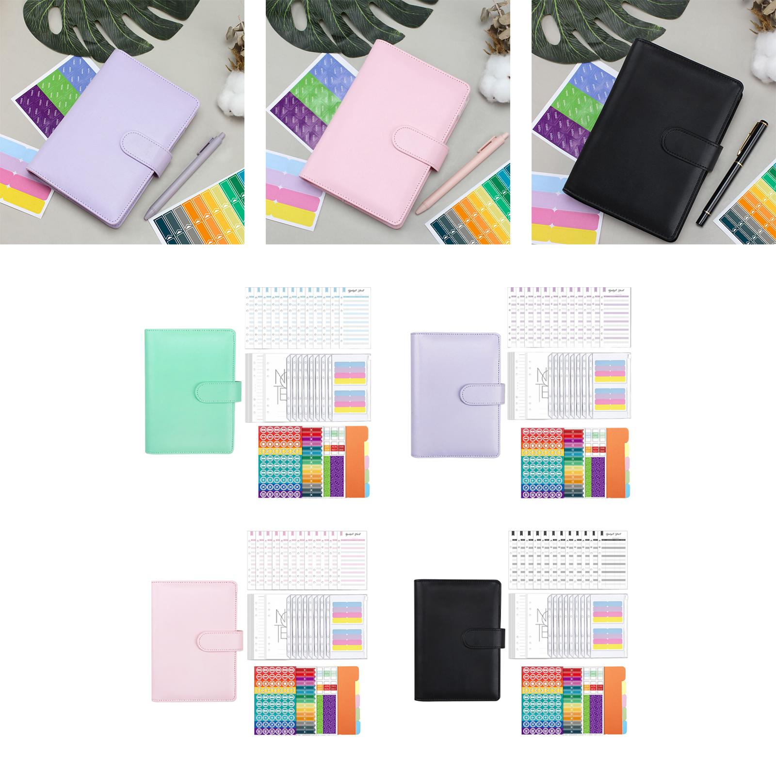 A6 Budget Binder Practical Lightweight Comfortable for Passport Home Cards Green