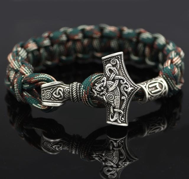 Raytheon Bracelet Jewelry Thor Braided Handle Jewelry (Antique Bronze Plated)