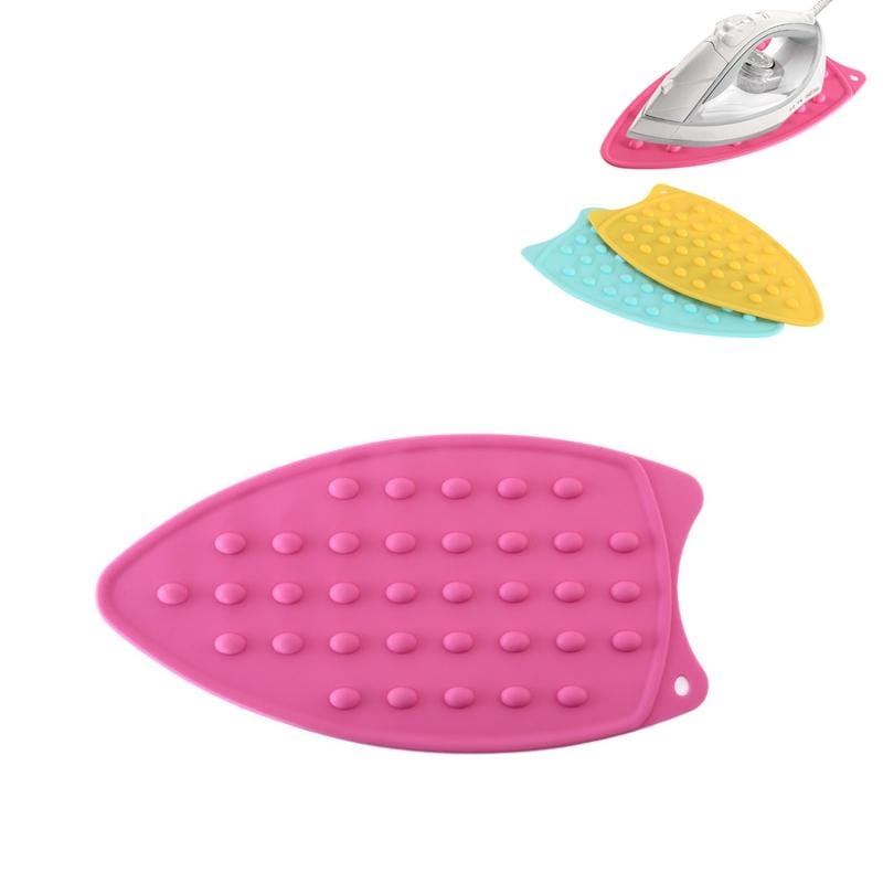 Household Thickened High Temperature Resistant Waterproof Non-slip Silicone Heat Insulation Iron Pad (Turquoise)
