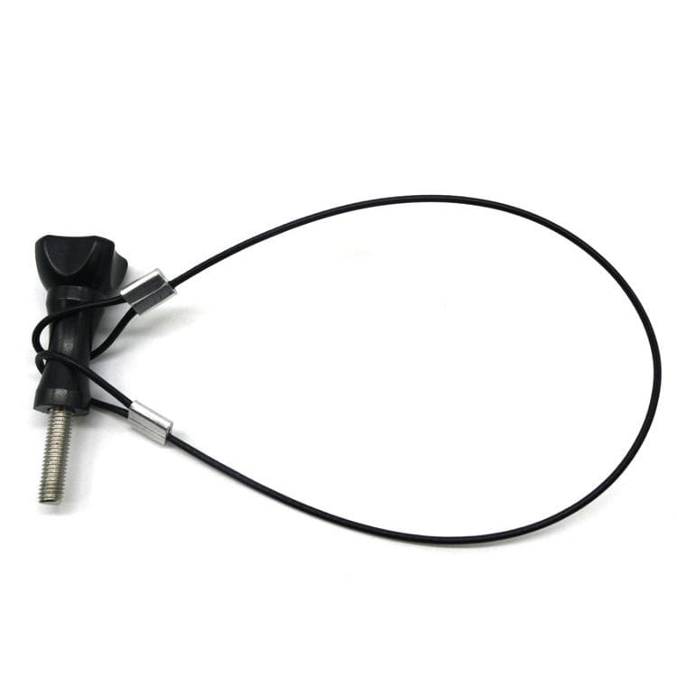 60cm Action Camera Universal Screw Anti-lost Wire Safety Rope for GoPro Fusion/Hero6/Hero5/Xiaoyi/Xiaomi (Black)