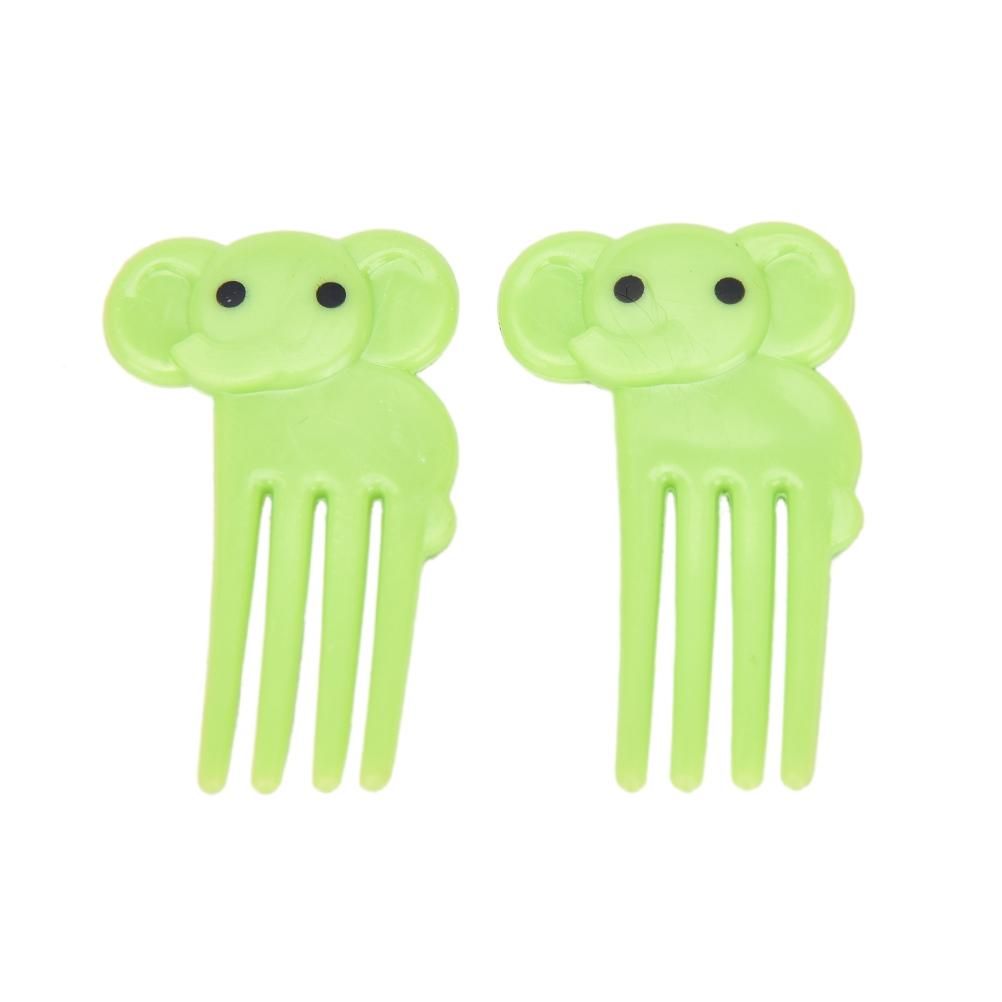 5 Sets 10 in 1 Creative Cartoon Animal Plastic Children Fruit Fork Bento Decoration Toothpick (G222)