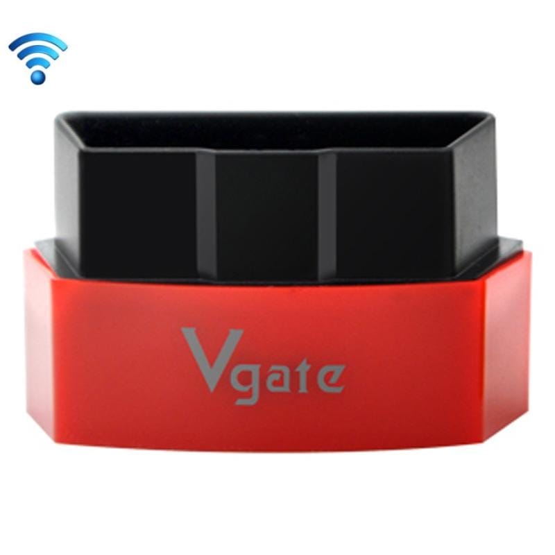Super Mini Vgate iCar3 OBDII WiFi Car Scanner Tool, Support Android & iOS (Red)