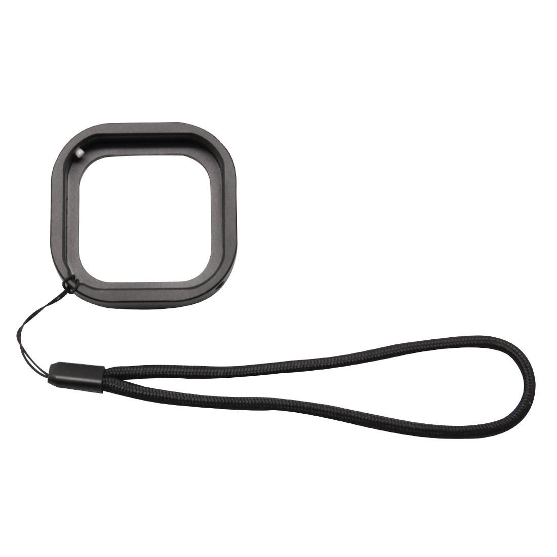 Aluminum Lens Filter Adapter Ring Kit  for GoPro HERO5 Session /HERO4 Session /HERO Session, with Hexagonal Screwdriver & Keeper Leash