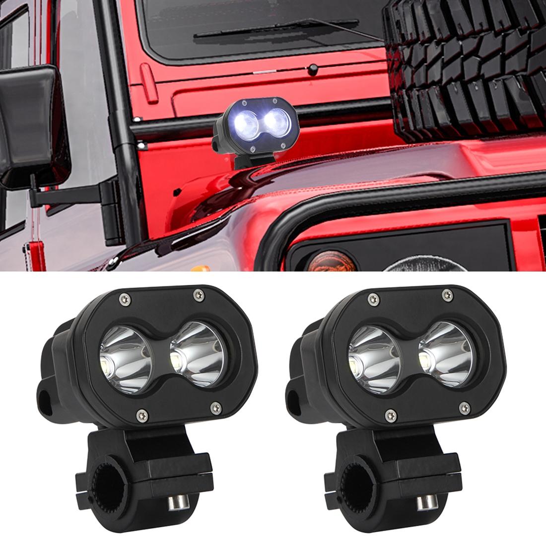 2 PCS 3 inch 20W 6000K DC12-30V Motorcycles / Car / Ship  LED Spotlight A Column Lights, 2LEDs