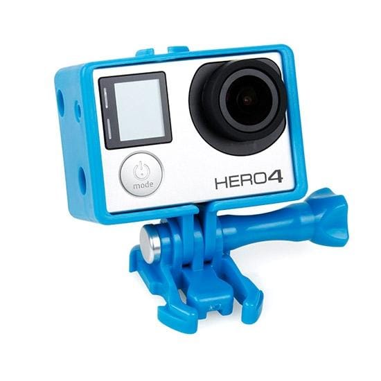 TMC BacPac Frame Mount Housing Case for GoPro HERO4 /3+ /3 (Blue)