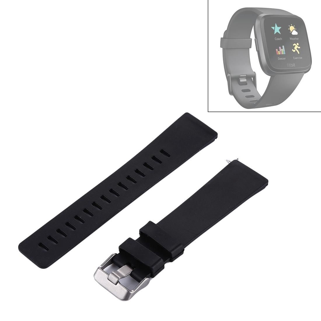 For Fitbit Versa / Versa 2 Simple Fashion Silicone Watch Strap (Violet)