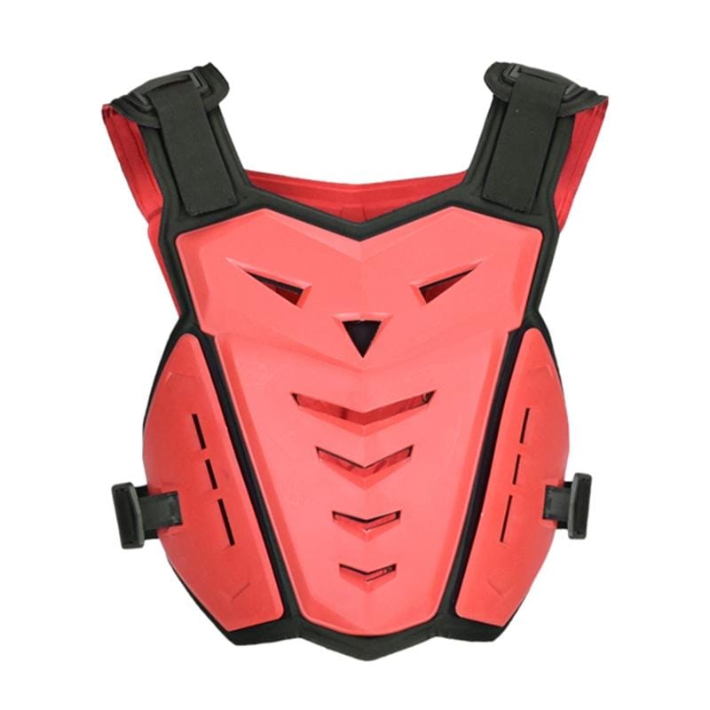 SUV Motorcycle Armor Vest Motorcycle Anti-impact Riding Chest Armor Off-Road Racing Protective Vest (Red)
