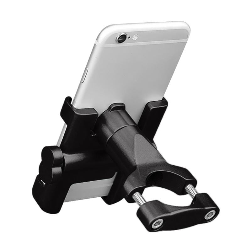 Motorcycle Handlebar Aluminum Alloy Phone Bracket, Suitable for 60-100mm Device (Red)