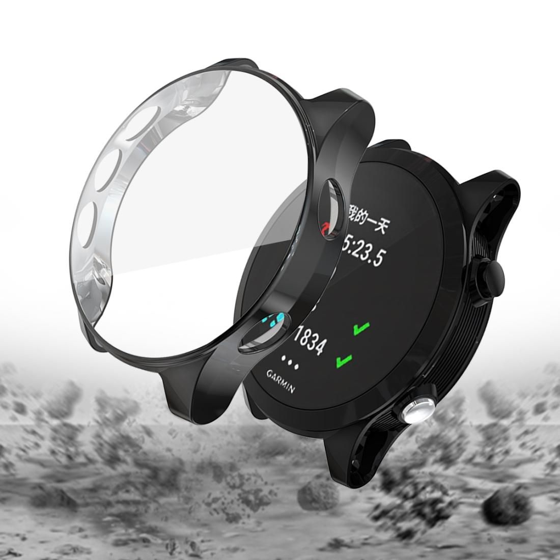 For Garmin Forerunner 935 TPU Electroplated Watch Case (Silver)