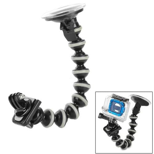 Steering Car Glass Suction Cup + Tripod Mount for GoPro Hero 4 / 3+ / 3 / 2 / 1