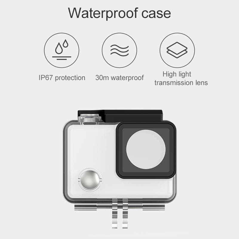 Original Xiaomi Youpin SEABIRD 30m IP67 Waterproof High Light Lens Waterproof Case + Foam Floating Non-slip Handle Floating Rod Camera Diving Set (Green)