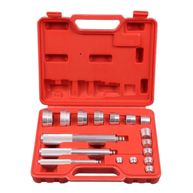 17 In 1 Small Aluminum Alloy Bearing Disassembly Tool Bearing Installation Extractor (Red)