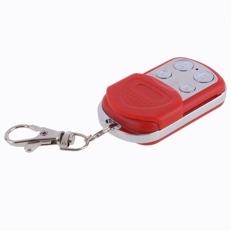 433MHz EV1527 12V ASK Waterproof Metal Wireless Learning Code 4 Keys Remote Control