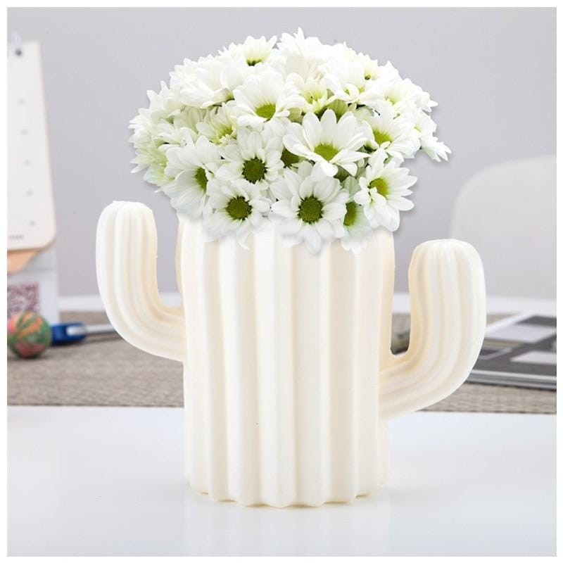 5 PCS Multifunctional Cactus Pen Holder Desk Supplies Random Colour
