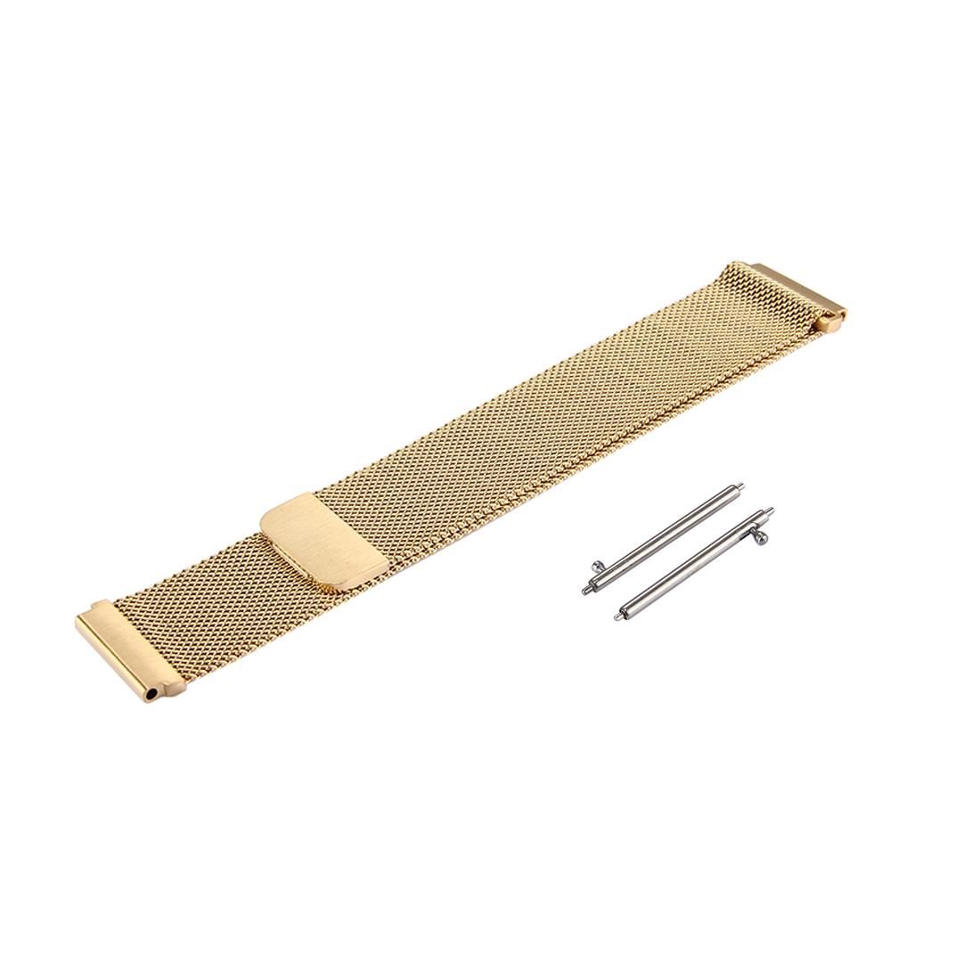 For Samsung Gear S3 Classic Milanese Loop Magnetic Stainless Steel Watchband (Gold)