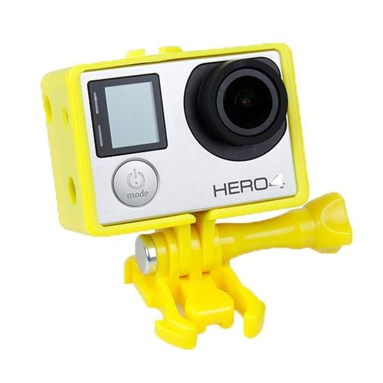 TMC BacPac Frame Mount Housing Case for GoPro HERO4 /3+ /3 (Yellow)