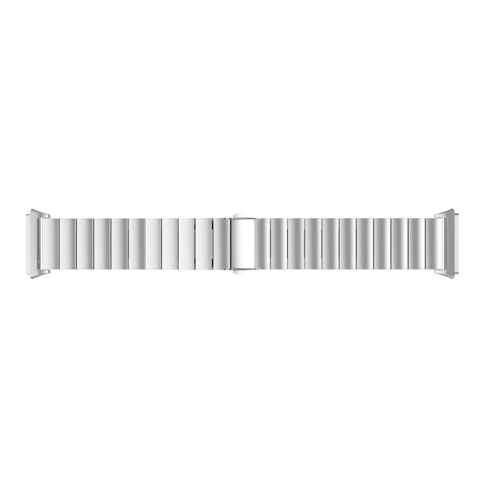 316 Stainless Steel Solid Chain Watch Band Replacement for Fibit Ionic - Silver Color