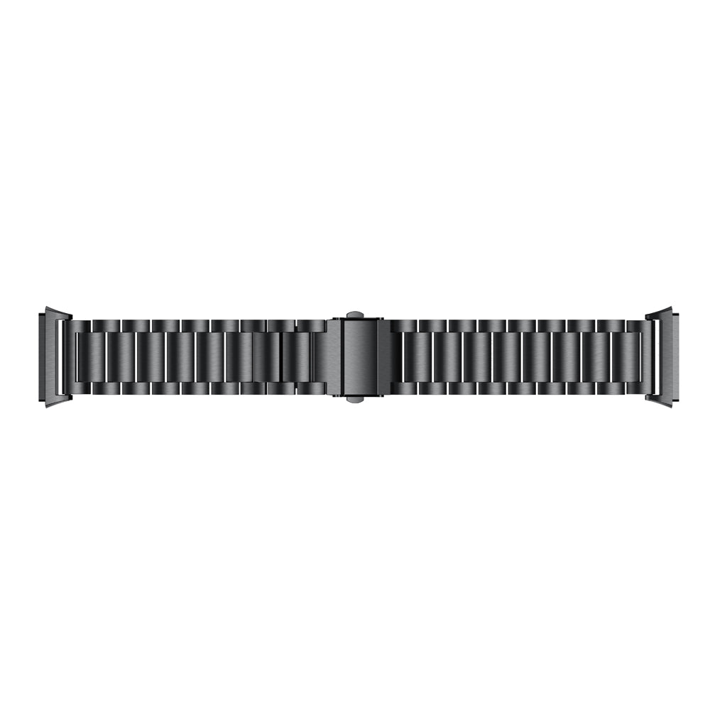 Solid Stainless Steel Watch Band Replacement for Fitbit Ionic - Black