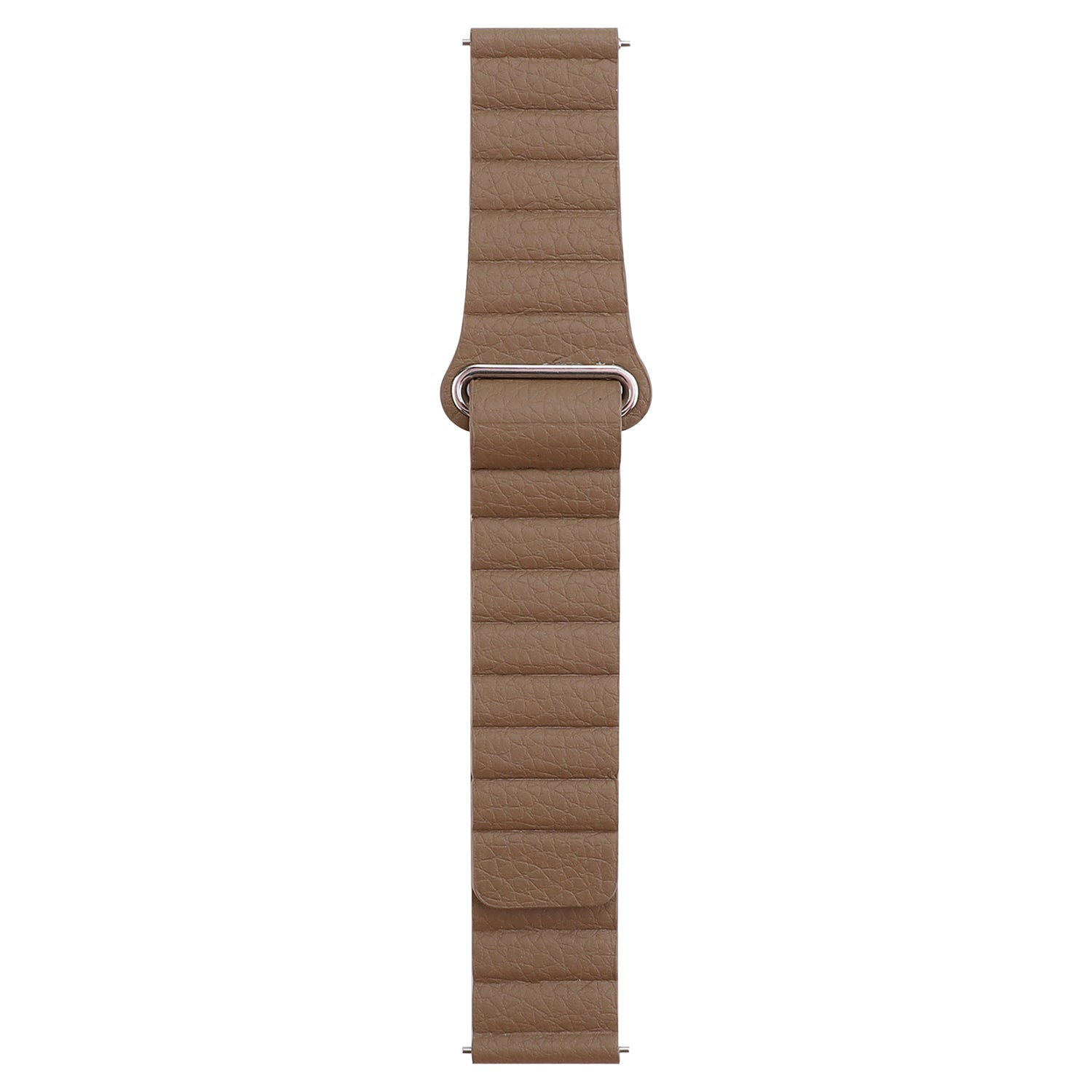 Genuine Leather Watchband Replacement 18mm for Garmin Move 3S/Active S - Khaki
