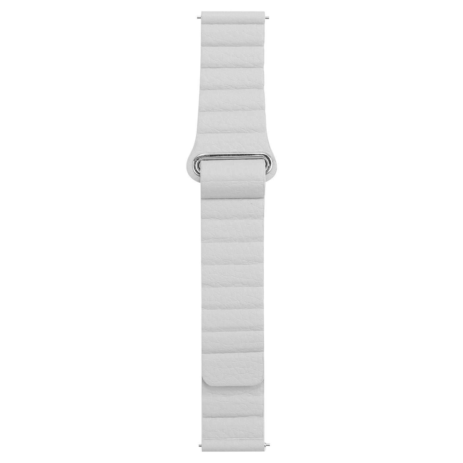 Genuine Leather Watchband Replacement 18mm for Garmin Move 3S/Active S - White
